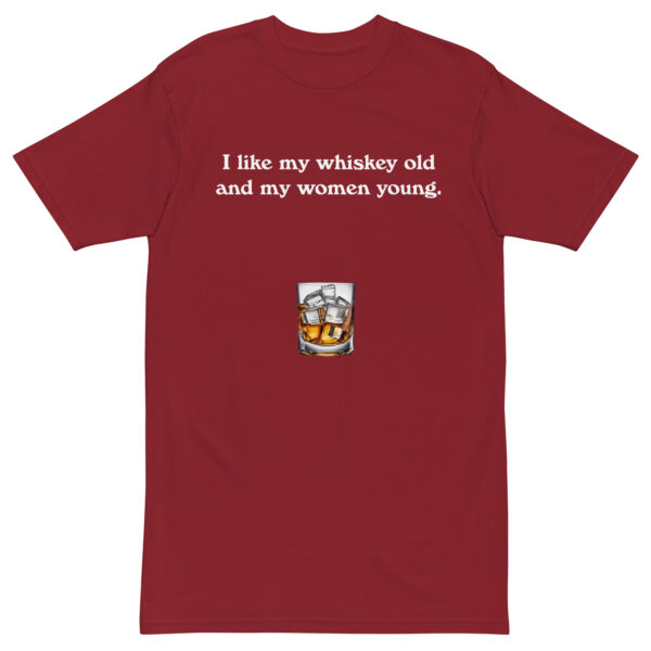 Men’s whiskey premium heavyweight tee - Image 2