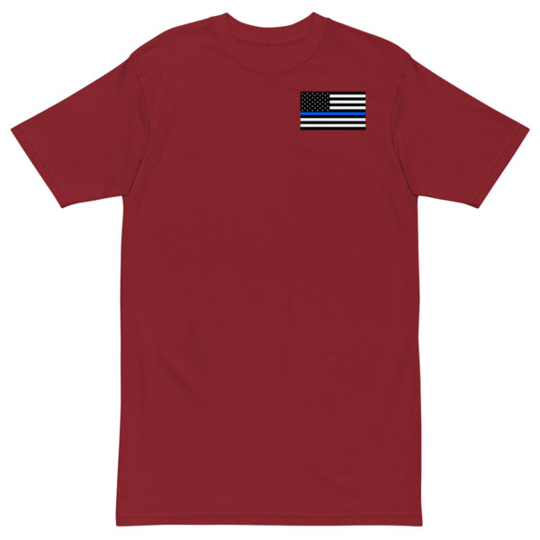 Men’s Thin Blue Line premium heavyweight tee - Image 2