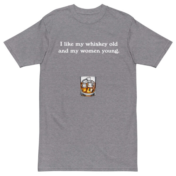 Men’s whiskey premium heavyweight tee - Image 3