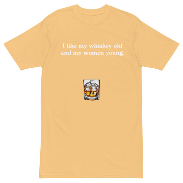 Men’s whiskey premium heavyweight tee - Image 4