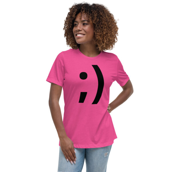 Women's emoji Relaxed T-Shirt - Image 2