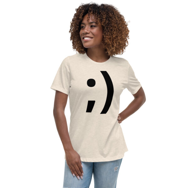 Women's emoji Relaxed T-Shirt - Image 5