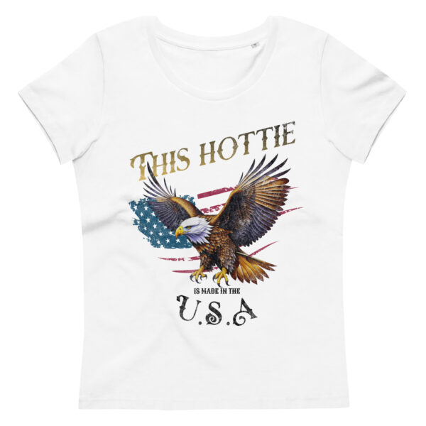 Women's This Hottie Made in the USA fitted eco tee - Image 3